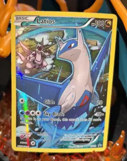 Pokemon TCG Latios Full Art Promo XY79 XY Holo Basic Dragon English Card - Image 1