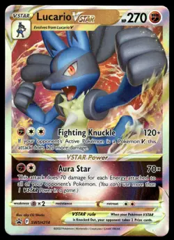 Pokemon TCG SWSH: Sword & Shield Promo Cards #SWSH214 Lucario VSTAR NM - Image 1