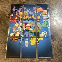 1999 topps pokemon tv animation Edition 9-card Puzzle Set. - Image 1