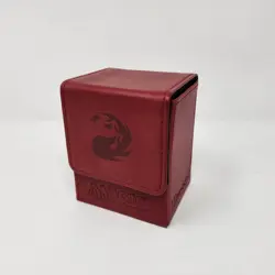 Magic the Gathering MTG Mana Flip Deck Box Ultra Pro RED Magnetic - 100 Cards - Image 1