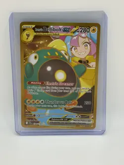 Pokemon Trading Card TCG Iona's Bellibolt EX Art Holo 188/159 Nintendo 2025 - Image 1