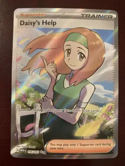 Daisy's Help 195/165 Sv: Scarlet & Violet 151 Holo Double Rare Pokemon TCG Card - Image 1