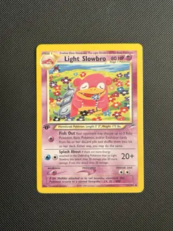 Pokemon Neo Destiny 1st Edition Slowbro TCG Card 51/105 - Image 1
