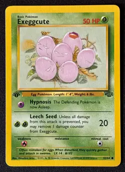 1st Edition Exeggcute - Jungle - #52/64 - Vintage Pokemon Card 1999 WOTC - Image 1