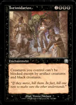 Intimidation LP Light Play Mercadian Masques MTG [8395] - Image 1