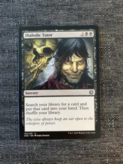 Diabolic Tutor | Mint | Conspiracy: Take the Crown | Magic The Gathering MTG - Image 1