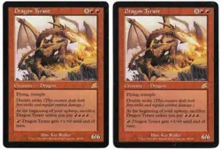 Dragon Tyrant x2 2x 2003 Scourge Red Rare Creature MTG LP AZ2 - Image 1