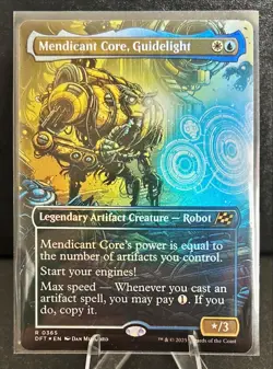 1 x Mendicant Core, Guidelight - Foil - Borderless - Aetherdrift - NM-Mint - MTG - Image 1