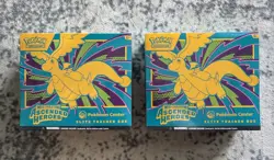 Pokemon Ascended Heroes Pokemon Center Exclusive ETBs x 2 (tear on one) - Image 1