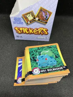 Pokemon Artbox Series 1 stickers complete set in booster box - x150 - Charizard - Image 3