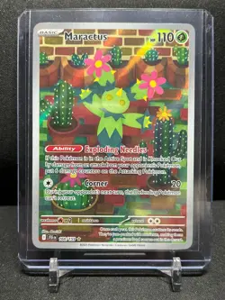 Maractus 160/159 IR Illustration Rare Pokemon 2025 Journey Together NM - Image 1