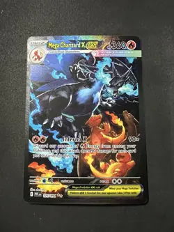 Mega Charizard x EX 125/094 Me02: Phantasmal Flames NM/M Pokemon TCG English - Image 1
