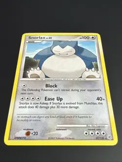 Snorlax Diamond & Pearl Rare 37/130 Pokemon TCG NM - Image 2