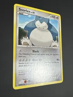 Snorlax Diamond & Pearl Rare 37/130 Pokemon TCG NM - Image 4