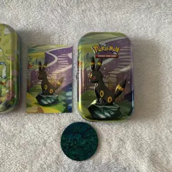EMPTY Pokemon PRISMATIC EVOLUTIONS Mini Tins & Coins (NO PACKS) - Image 4