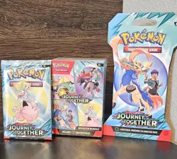 Pokemon TCG: Journey Together Booster Bundle Factory Sealed + 2 Booster Packs - Image 1