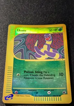 Pokemon EXPEDITION - 108/165 Ekans 146/165 Pokemon Reversal ENG Reverse Holo - Image 2