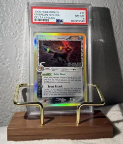 PSA 8 NM-MT Pokemon Umbreon EX Delta Species Reverse Foil #17 (2005) - Image 1