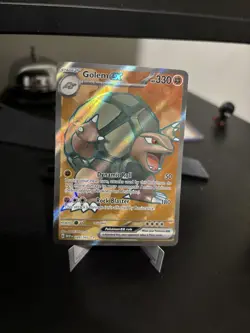 Pokemon Golem ex Ultra Rare Full Art Holo Scarlet & Violet 151 189/165 English - Image 1