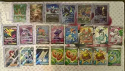 Pokemon TCG Illustration Rare Full Art Lot (22) Destined Rivals Mega Evolution + - Image 1