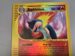 Pokemon Base Set Expedition # 28/165 Reverse Holo TYPHLOSION ::Has Not Played:: - Image 2