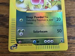 Pokemon Base Set Expedition # 53/165 Reverse Holo MEGANIUM ^hasn't been played^ - Image 3