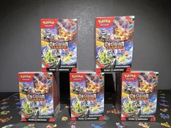 Pokemon TCG Obsidian Flames Booster Bundle Box Sealed Lot of 5 - Charizard - Image 1