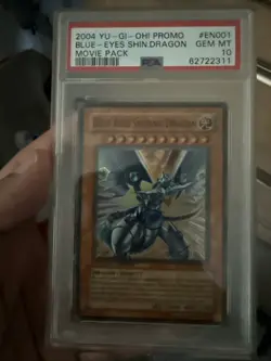 Blue-Eyes Shining Dragon MOV-EN001 Yu-Gi-Oh! PSA 10 - Image 1