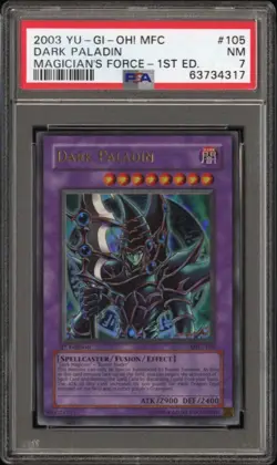 Dark Paladin MFC-105 1st Edition PSA 7 Yugioh Magician's Force (MFC) English - Image 1