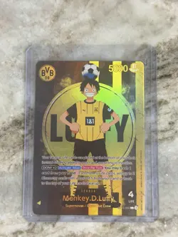 One Piece 2025 Promos BVB x One Piece Collaboration Monkey D. Luffy Near Mint - Image 2