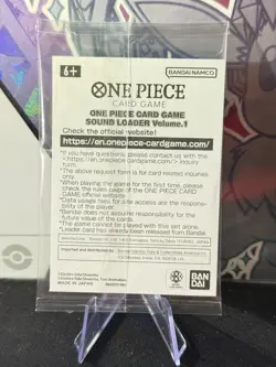 SEALED OP05-060 Monkey D Luffy One Piece Sound Loader Promo English Near Mint #2 - Image 2