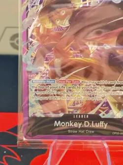 SEALED OP05-060 Monkey D Luffy One Piece Sound Loader Promo English Near Mint #2 - Image 5