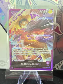 SEALED OP05-060 Monkey D Luffy One Piece Sound Loader Promo English Near Mint #1 - Image 1