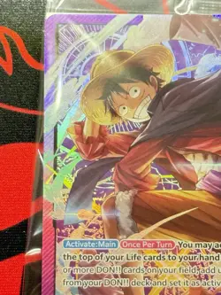 SEALED OP05-060 Monkey D Luffy One Piece Sound Loader Promo English Near Mint #1 - Image 5