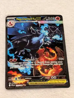 Mega Charizard X ex Pokemon EX Holo Rare 360 HP Card PFL 125/094 - Image 1
