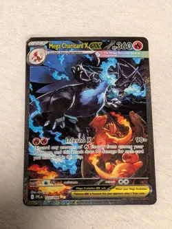 Mega Charizard X ex Pokemon EX Holo Rare 360 HP Card PFL 125/094 - Image 2