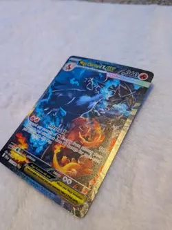 Mega Charizard X ex Pokemon EX Holo Rare 360 HP Card PFL 125/094 - Image 3