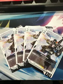 4x Playset - Rick Dias GD02-079 NM - Gundam TCG Card Game - Image 1