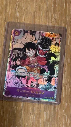 ONE PIECE Card Luffy OP09-119 Manga Alt Art Emperors in the New World Japanese - Image 2