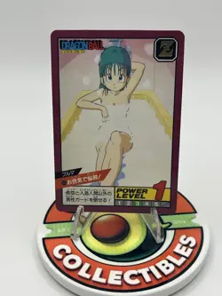 1996 Vintage Bandai Dragon Ball Carddass Bulma Card. - Image 1