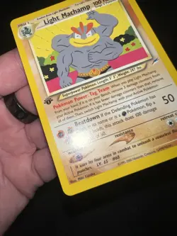 Pokemon Card - Light Machamp Neo Destiny 25/105 Rare 1st Edition NM - Image 3