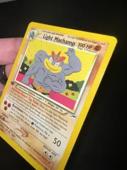 Pokemon Card - Light Machamp Neo Destiny 25/105 Rare 1st Edition NM - Image 5