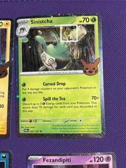 Pokemon TCG Halloween Trick or Trade 2024 Lot of 8 cards with swirls on each. - Image 2
