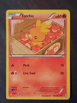 Pokemon Card Bleeder Torchic RC5/RC25 Legendary Treasures Radiant Collection - Image 1