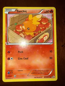 Torchic RC5/RC25 Legendary Treasures: Radiant Collection Holo Pokemon TCG Card - Image 1