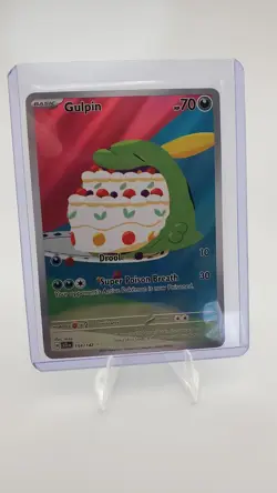 Gulpin 154/142 Sv07: Stellar Crown Pokemon Card TCG Illustration Rare Holo - Image 3