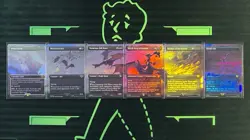 MTG Lord Of The Rings Witch-king Of Angmar 6 Card Borderless Scene Foil LTR NM - Image 2