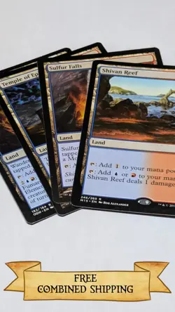 Magic The Gathering: Commander Staples Izzet Land Lot - Image 1