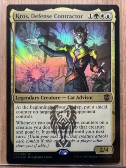 Kros, Defense Contractor - MTG - Commander: Streets of New Capenna #07 - Image 1