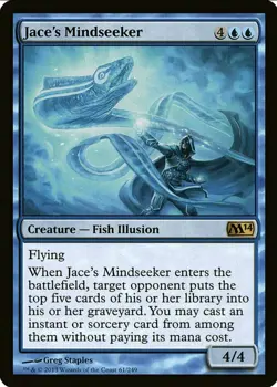 X 1 Jace's Mindseeker NM-M M14 MTG Magic The Gathering - Image 1